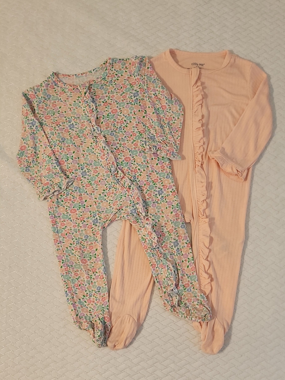 Little Me, Zipper Footies, 9 Month